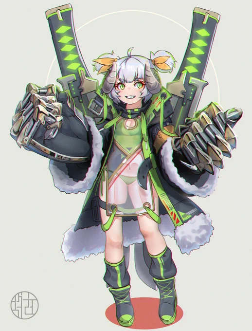 前にノープランで描いたやつ 