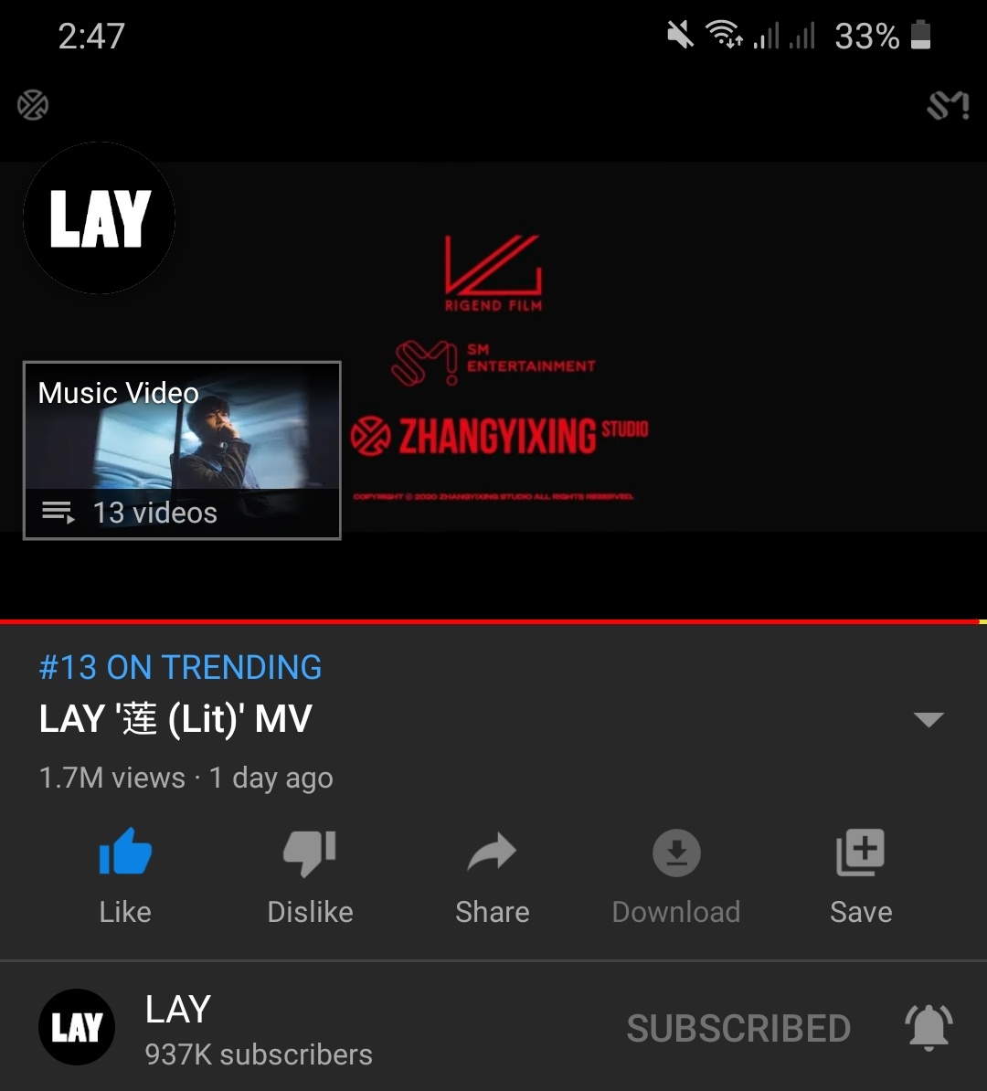 youtu.be/j4qVhOaRBSY L🔥T @layzhang @lay_studio @weareoneEXO