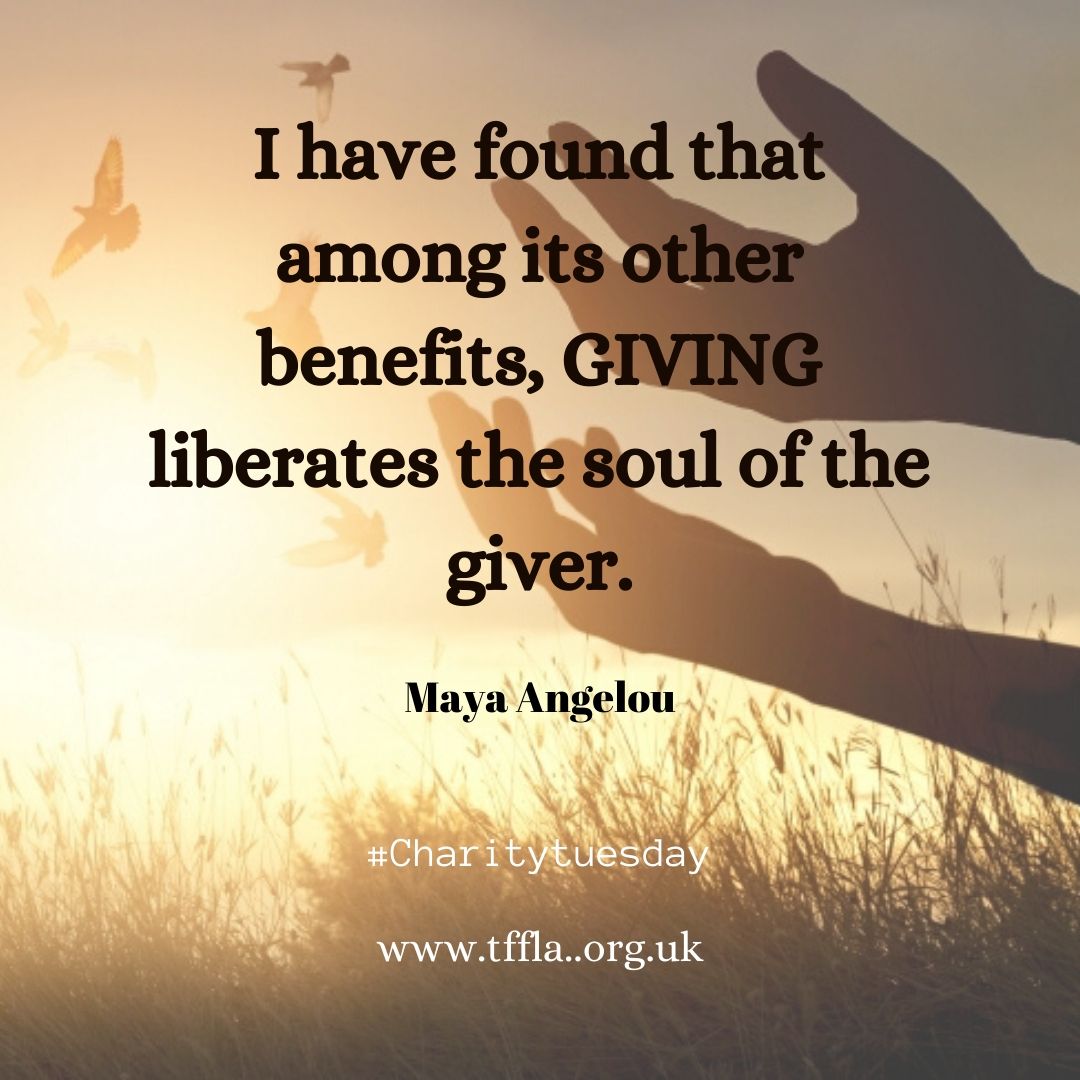 The TRUTH! 💛
#tffla #charityquote #qotd #giving #soul #mayaangelou #quote