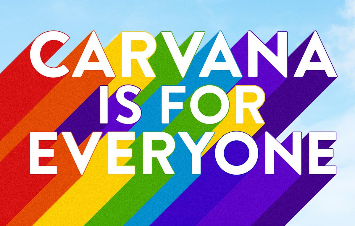 TheOneOnDruryLn's tweet photo. Times like these that I want to take a moment and just be so appreciative to work for a company like 
@Carvana. I've never worked anywhere that supports its people and community quite like they do! <3

#GoCarvana #CarvanaIsForEveryone #LGBTQ #PrideMonth https://t.co/CwNKAvg44i