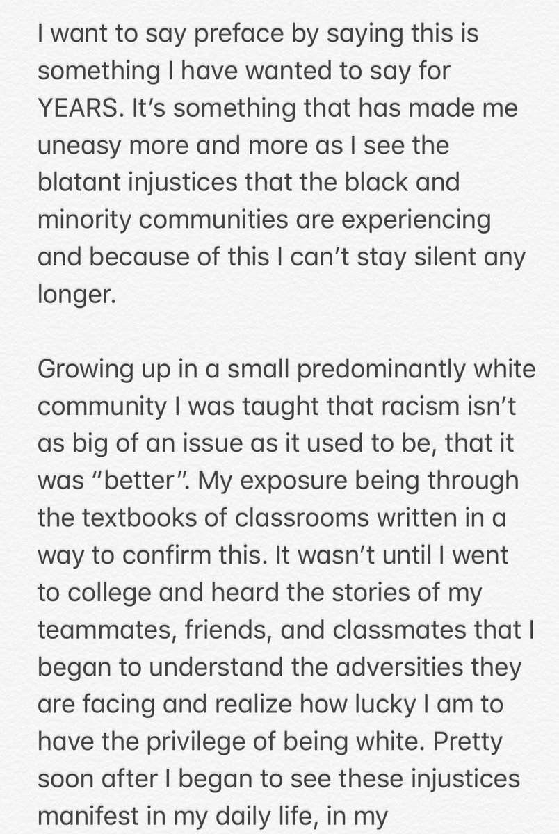 dylanporter58's tweet photo. This is something I’ve wanted to say for years... #BLM https://t.co/ehQ3Hpt7uD