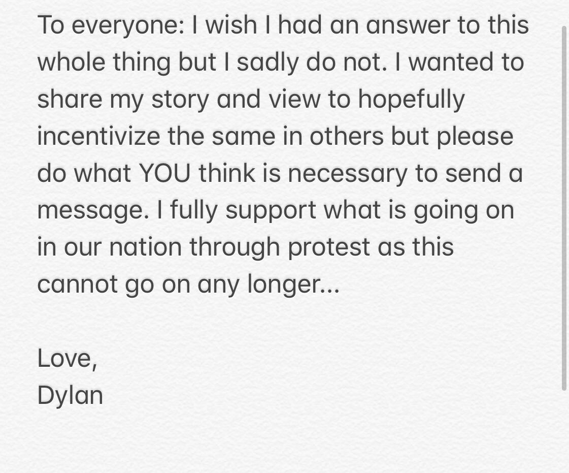 This is something I’ve wanted to say for years... #BLM