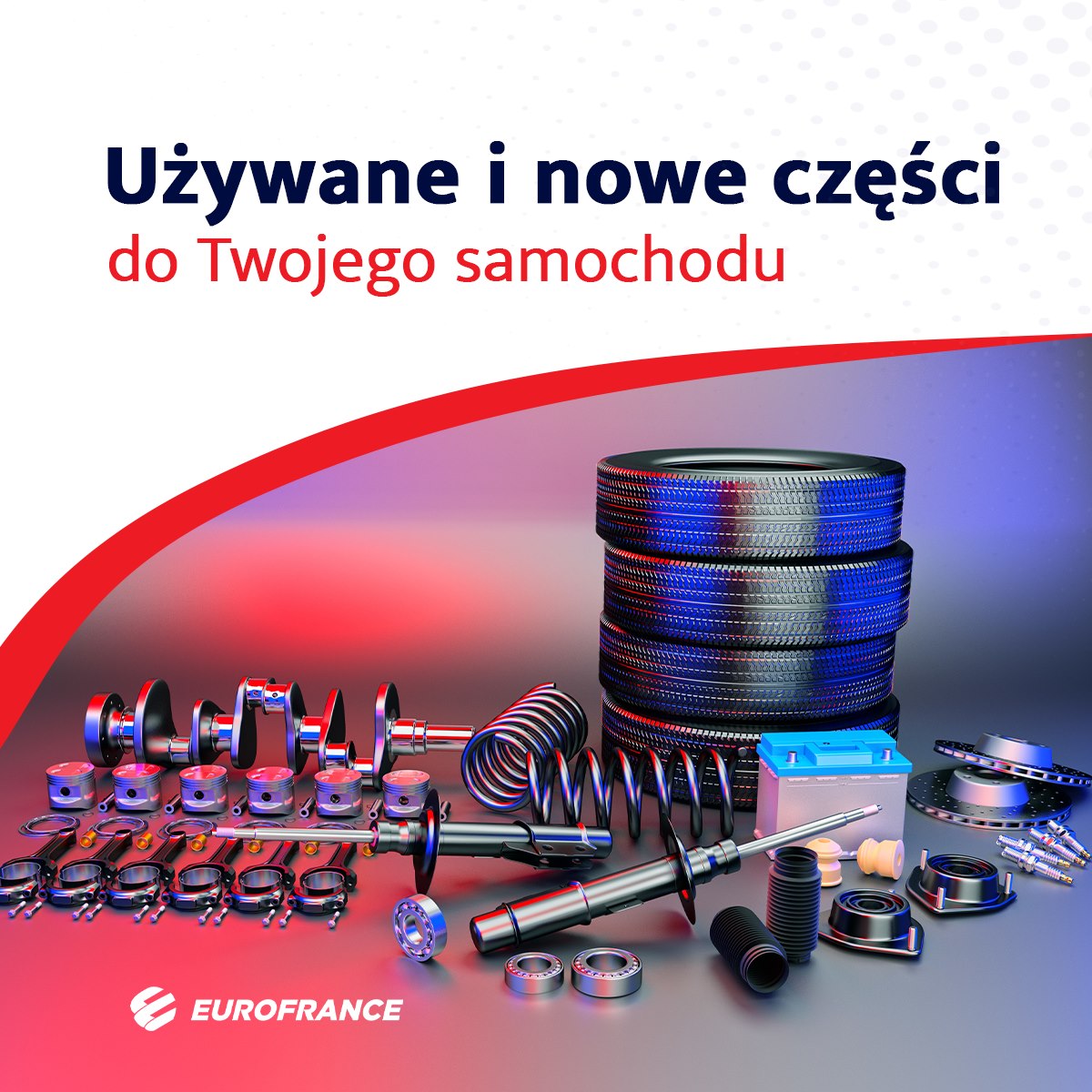 EuroFrance3's tweet photo. Tuning samochodu, czy po prostu wymiana zużytych części? ⛓️⚙️ Niezależnie od powodu, warto postawić na renomowanych producentów i sprawdzoną jakość! ✔️
W naszej ofercie przygotowaliśmy zarówno nowe, jak i używane części do samochodów różnych marek. 🚗
https://t.co/jRPnayQ6pm https://t.co/5knY120HWR