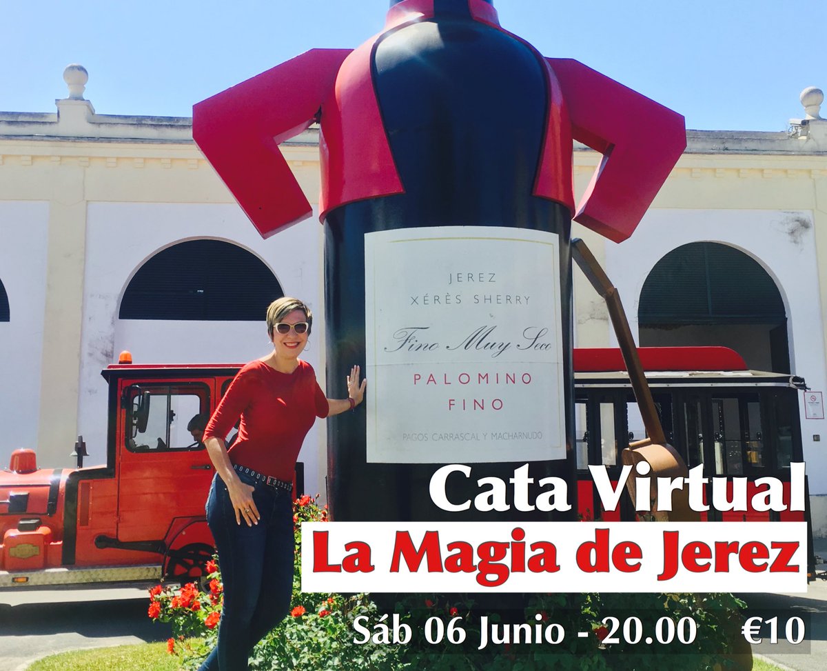 Para todos los amantes de Vinos de #Jerez nuestra Cata Virtual sobre la Magia de Jerez 😊🍷 es este sábado 06 de Junio a las 20.00 por Zoom. Aquí el link para registrarse colorfulwines.com/tour/cata-virt… €10
por Hogar ¡Os esperamos! 
.
.