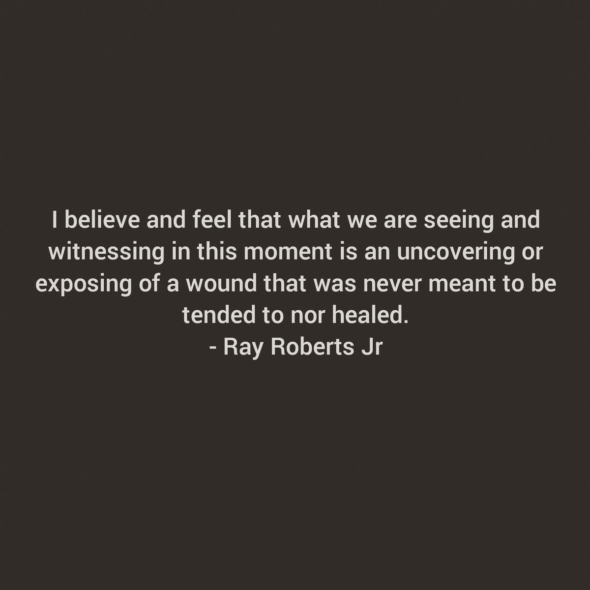 NapalmDaydream's tweet image. This cuts extra deep because of the truth it holds. This wound needs some serious stitches and I will do my best to be one of them. @BigRayRoberts #Changeisnecessary #alllivesdontmatteruntilblacklivesmatter