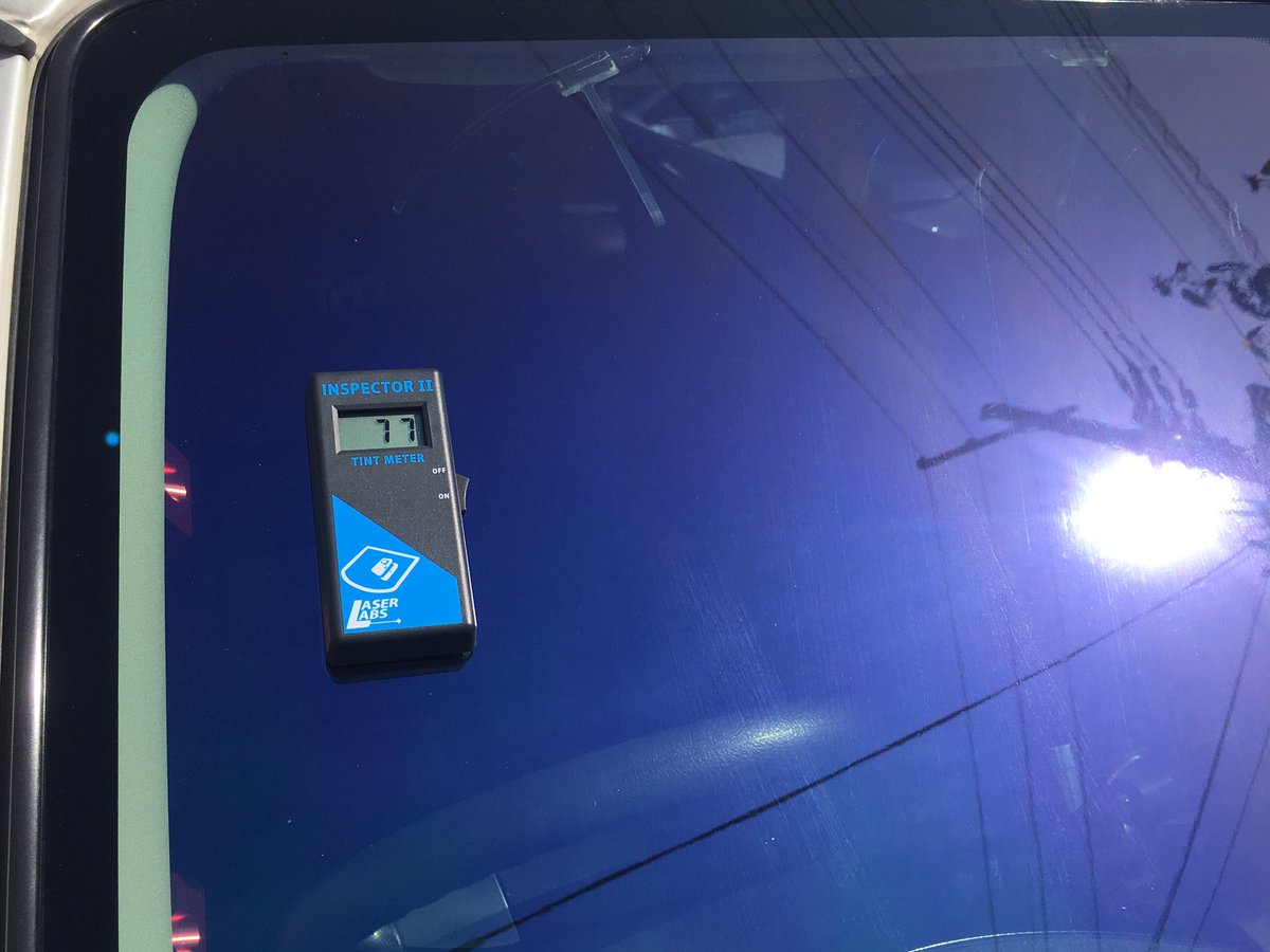 ふぃるむやさん Osaka Twitter પર カーフィルム施工 車両情報 0ワイド フロントガラス ゴースト2ネオ フロントサイド ゴースト2ネオ フロント三面にゴーストネオ2を施工 透過率気にされていたので測定しました フロント77 サイド70 でした カー