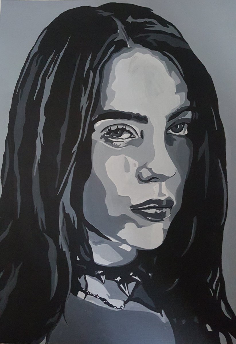 Davy_roder's tweet photo. @billieeilish #myartwork https://t.co/KFzxhOwwqY