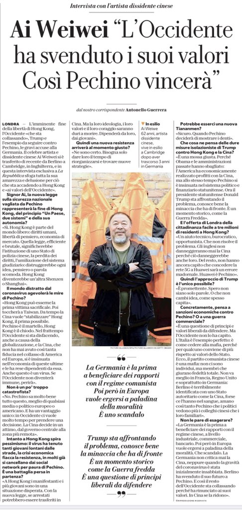 mrctrdsh's tweet photo. Grazie a @mattiafeltri per avergli dato, nel suo Buongiorno di oggi, l'importanza decisiva che questa intervista merita. https://t.co/igkBB7EqiX