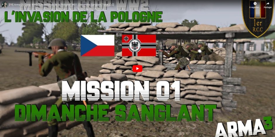 1erRCC's tweet photo. #DimancheSanglant pour le nom de la première mission d'une longue série #WorldWarII ! 🇨🇿 vs 🇩🇪 !
Organisé par @pignouf_axel , @Miguel_Riviera embarque sa caméra sur le front Polonais ! 😄

Vidéo : https://t.co/tAmsy1dylG
@Arma3official
@WW2_in_A3 

#Arma3 #Milsim #Fun #WW2 #CZRep https://t.co/PMtEOVG5kB