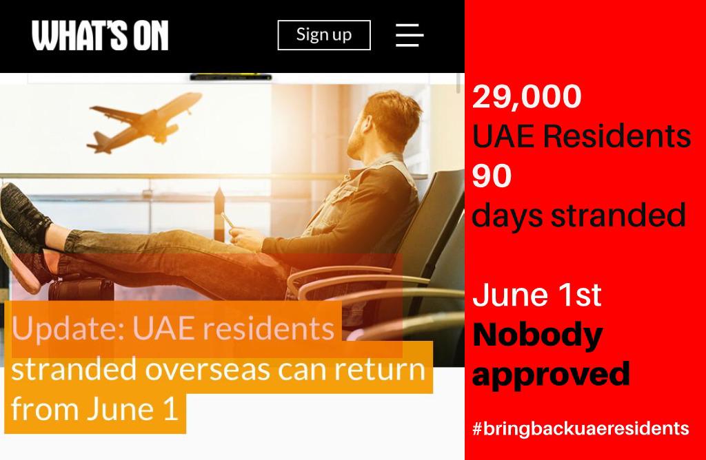 Manasi20828347's tweet photo. If approval from @ICAUAE is mandatory to come home in UAE for their residents then plz request from all of us to give approvals and let our loved ones come back home.Staying without family is a challenge.Plz help @uaegov
@MoFAICUAE @gulf_news @khaleejtimes
#bringbackuaeresidents https://t.co/2dvxSLYP8I