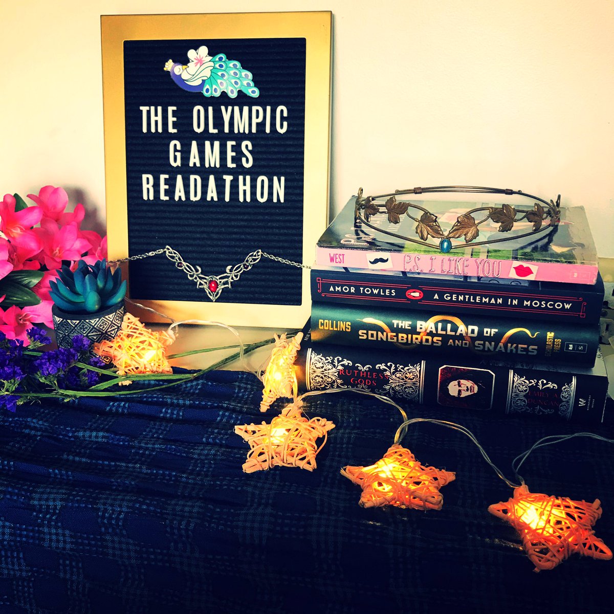 booksahoot's tweet photo. @OlympicGaames #ogreadathon Here is my tbr! I chose the Warrior-Goddess Athena #teamathena https://t.co/0yNDb3FFdl