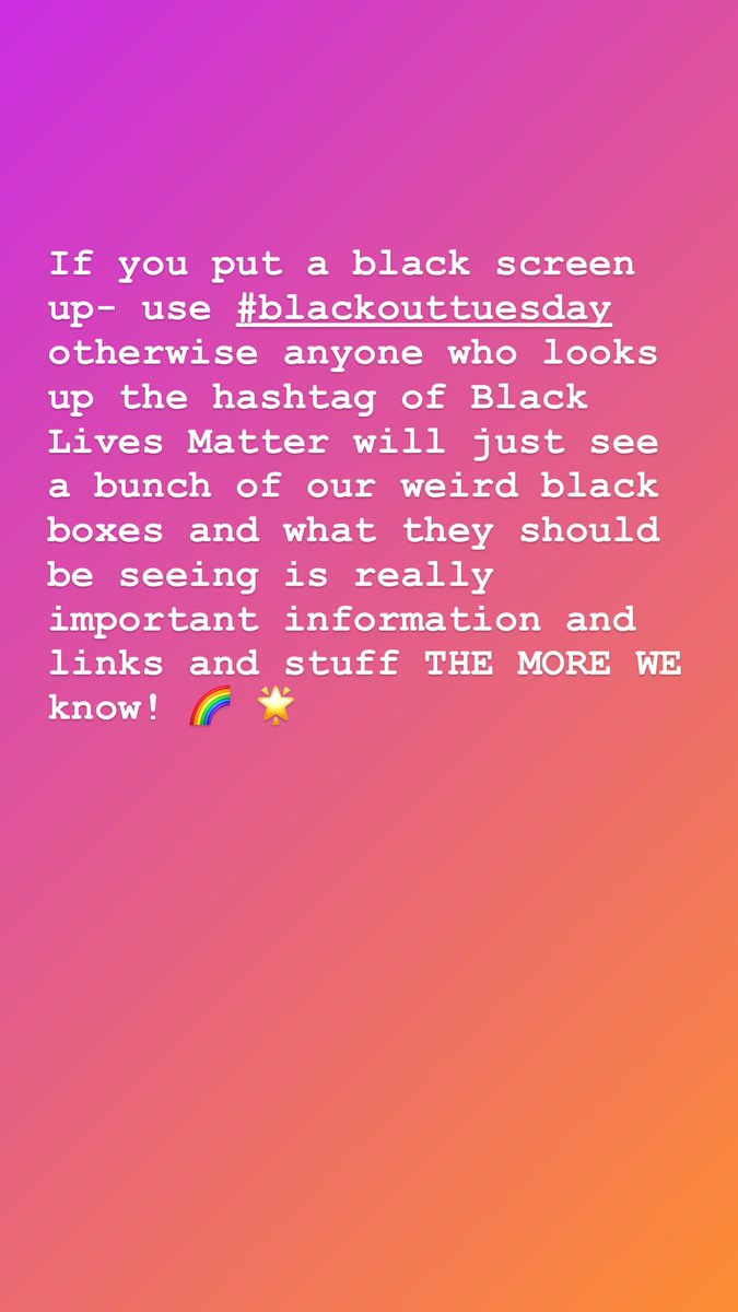 #BlackOutTuesday