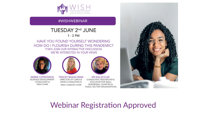 3 little words to make us smile today : "webinar registration approved" 🙌 let's go! @wish_gb ⭐️roll on 1pm! #VirtualEvent