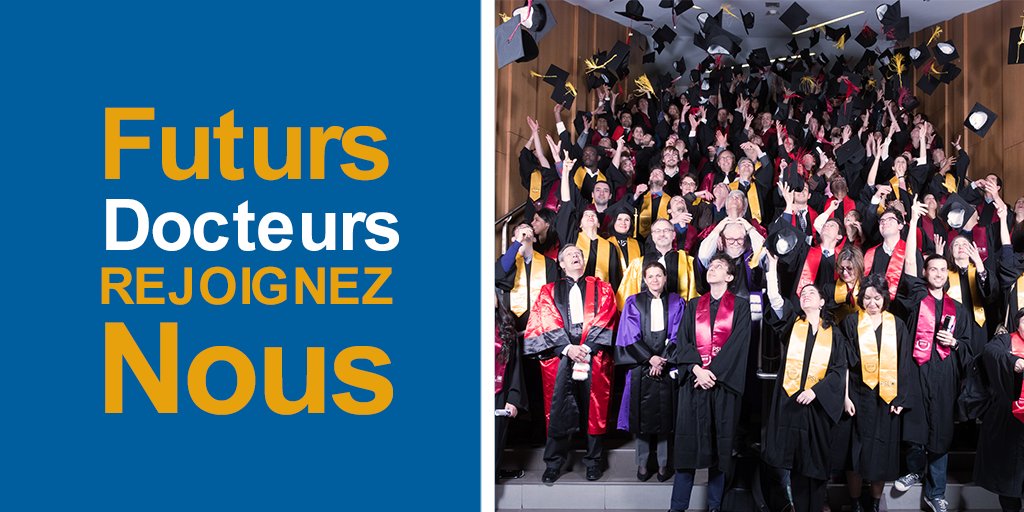 Mines_Paris's tweet photo. 🎓Doctorat @psl_univ préparé à MINES ParisTech : futurs docteurs, rejoignez-nous !
Retrouvez 15 spécialités doctorales portées par 18 centres de recherche de renommée internationale dans 5 domaines d’activités : https://t.co/p2zxVNAGZM #ColDocPSL #DocteursMines https://t.co/p9vmoSCgpq
