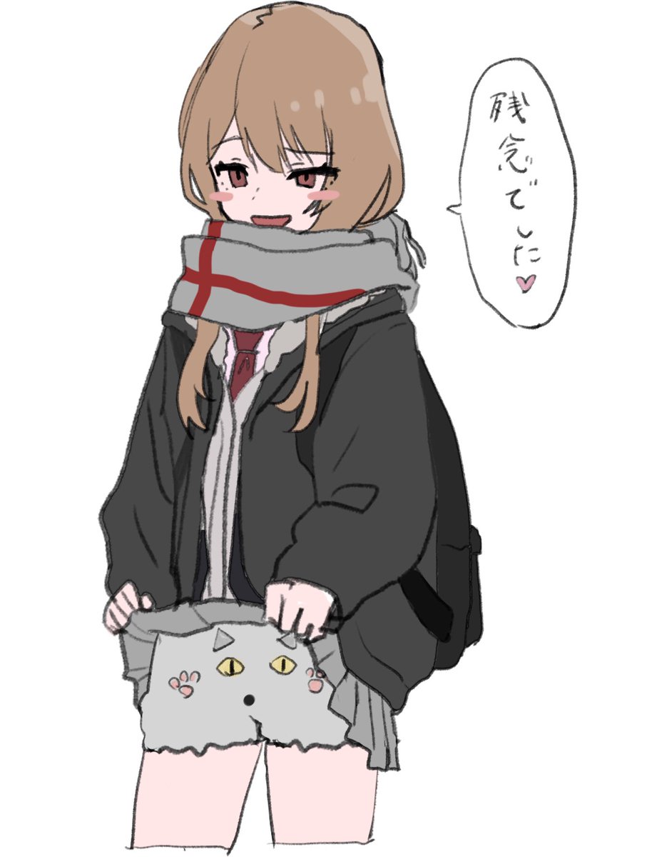 名前を決めるな 事情があって描いていた絵 マフラーの色違うのは許して
