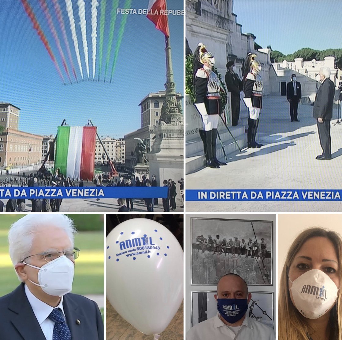 #2giugno «Un incubo globale» per #presidente <a href="/Quirinale/">Quirinale</a> #sergiomattarella che ci invita a superare con «la volontà di un nuovo inizio»... Una ripartenza, civile ed economica che deve avvenire vedendoci tutti insieme, come riuscimmo a fare con la nascita della Repubblica nel 1946