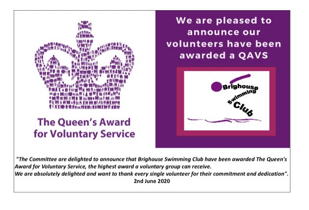 Brighouse SC (@brighousesc) on Twitter photo We are delighted to announce that we have been awarded The Queen’s Award for Voluntary Service. Congratulations to all volunteers involved at swimming club! @queensawardvs #QAVS2020 <a href="/DCMS/">Department for Culture, Media and Sport</a> We are delighted to announce that we have been awarded The Queen’s Award for Voluntary Service. Congratulations to all volunteers involved at swimming club! @queensawardvs #QAVS2020 <a href="/DCMS/">Department for Culture, Media and Sport</a>