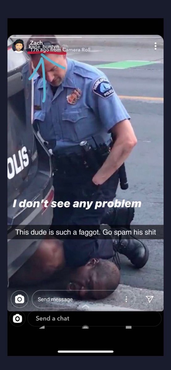 Hxnnahv's tweet photo. Rt this bc he thinks it’s funny to say the N word https://t.co/sQMknSlDEK