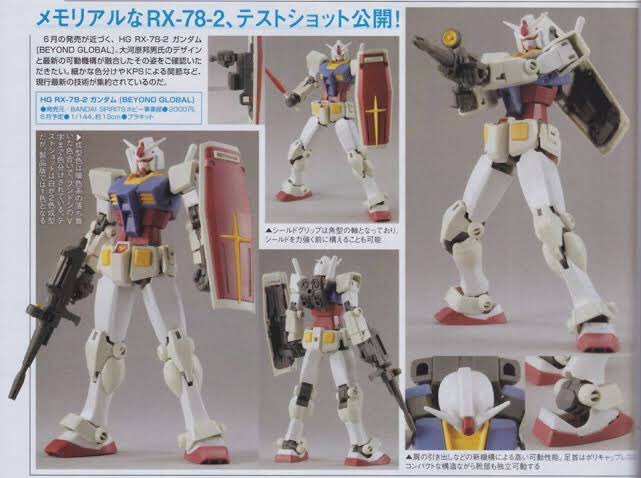 Bandai Spirits ホビー事業部 今週の新商品情報 いよいよ今週発売 Gunpla 40周年アイテム Hg 1 144 Rx 78 2 ガンダム Beyond Global 大河原邦男氏デザイン 40年培った技術をここに凝縮 ガンプラの進化をぜひその手で 詳細はホビーサイトを