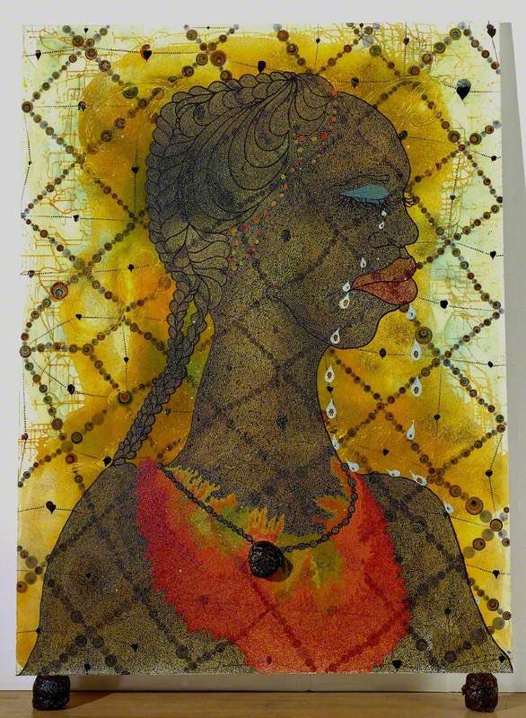 2. No Woman No Cry, Chris Ofili, 1998