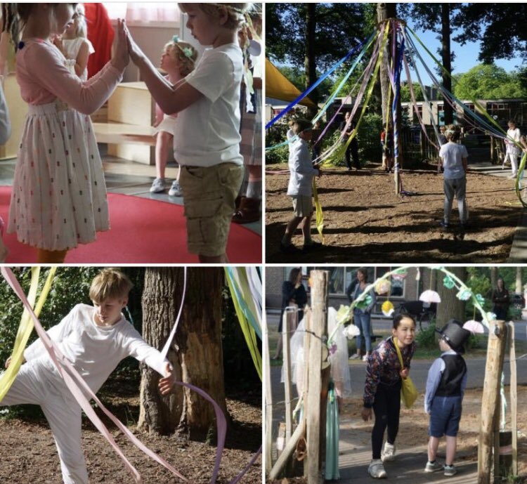 Basisschool De Windkanter voor vrijeschoolonderwijs vierde afgelopen week, vanwege de coronamaatregelen, een aangepast Pinksterfeest. In kleine groepjes, maar even mooi als normaal!
#vrijeschool #Hilversum