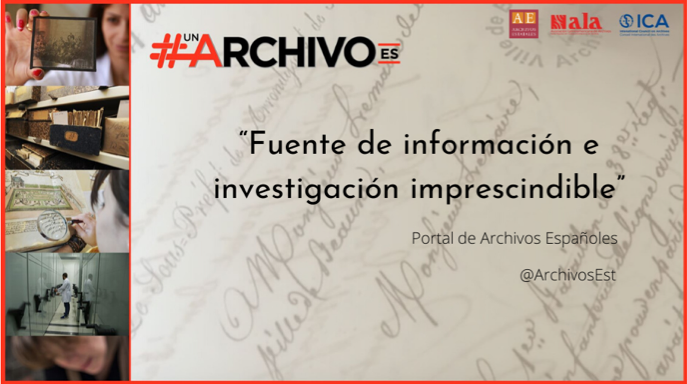 #UNArchivoEs

“Fuente de información e investigación imprescindible”

<a href="/ArchivosEst/">Archivos Estatales</a>
<a href="/ALAArchivos/">ALA</a>
<a href="/ICArchiv/">ICA - International Council on Archives</a>