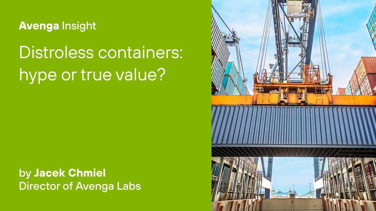 avenga_global's tweet image. 👀Explore #distroless #containers in our #research for @hackernoon: bit.ly/3cqpDTG

#Avenga #business #applications #SoftwareEngineering