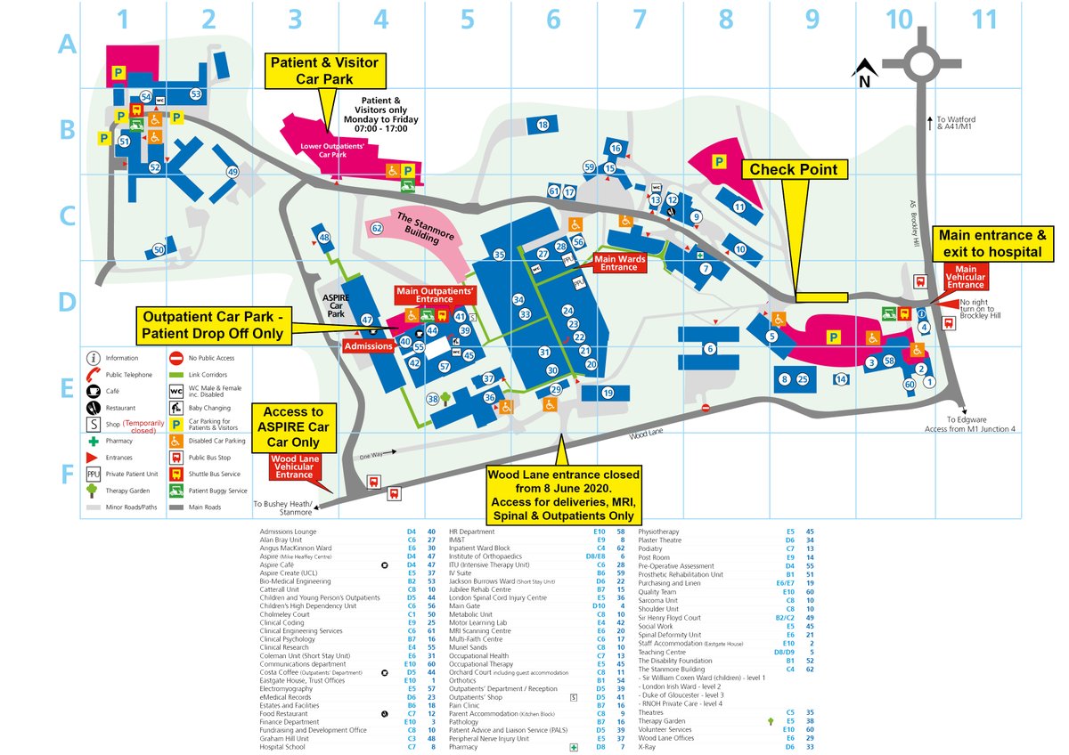 Friarage Hospital Map