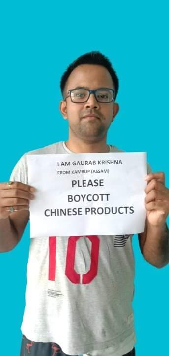 TDasKumar's tweet photo. Voice raised from every part of Assam to #BoycottMadeInChina .
#BoycottChinaProducts https://t.co/r8cavUqxVD