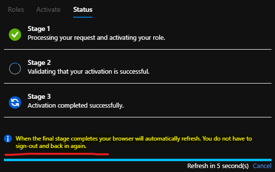 dotJesper's tweet photo. Boom - this is awesome news from the @AzurePortal crew, no need to re-sign-in when using #AADPIM https://t.co/HpoDFsYQQD