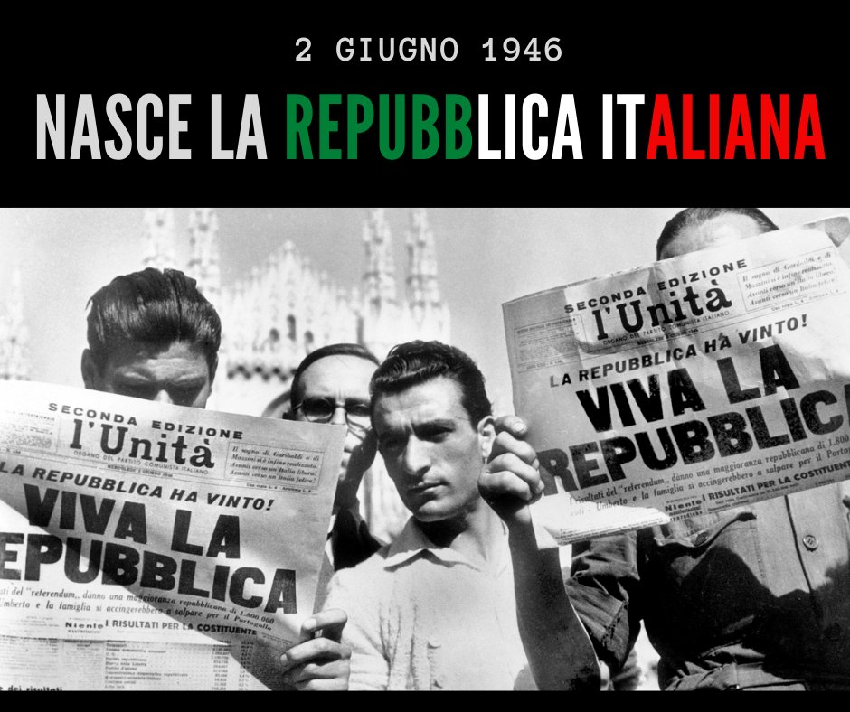 Buona Festa della Repubblica Italiana!🇮🇹