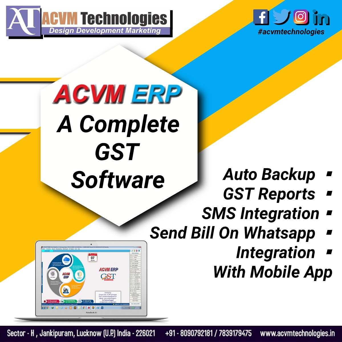 ACVMTechnologie's tweet photo. website: https://t.co/Gdjy5WrO1U #webdesign #lucknow #billinsoftware #webdevelopment #websitedesigningcompany #Softwaredevelopment #seo #digitalmarketing #androidappdevelopment #ACVM #technologies #acvmtechnologies #service #appdevelopment #MobileApp #schoolmanagementsoftware https://t.co/Bsy8Eeb9VM