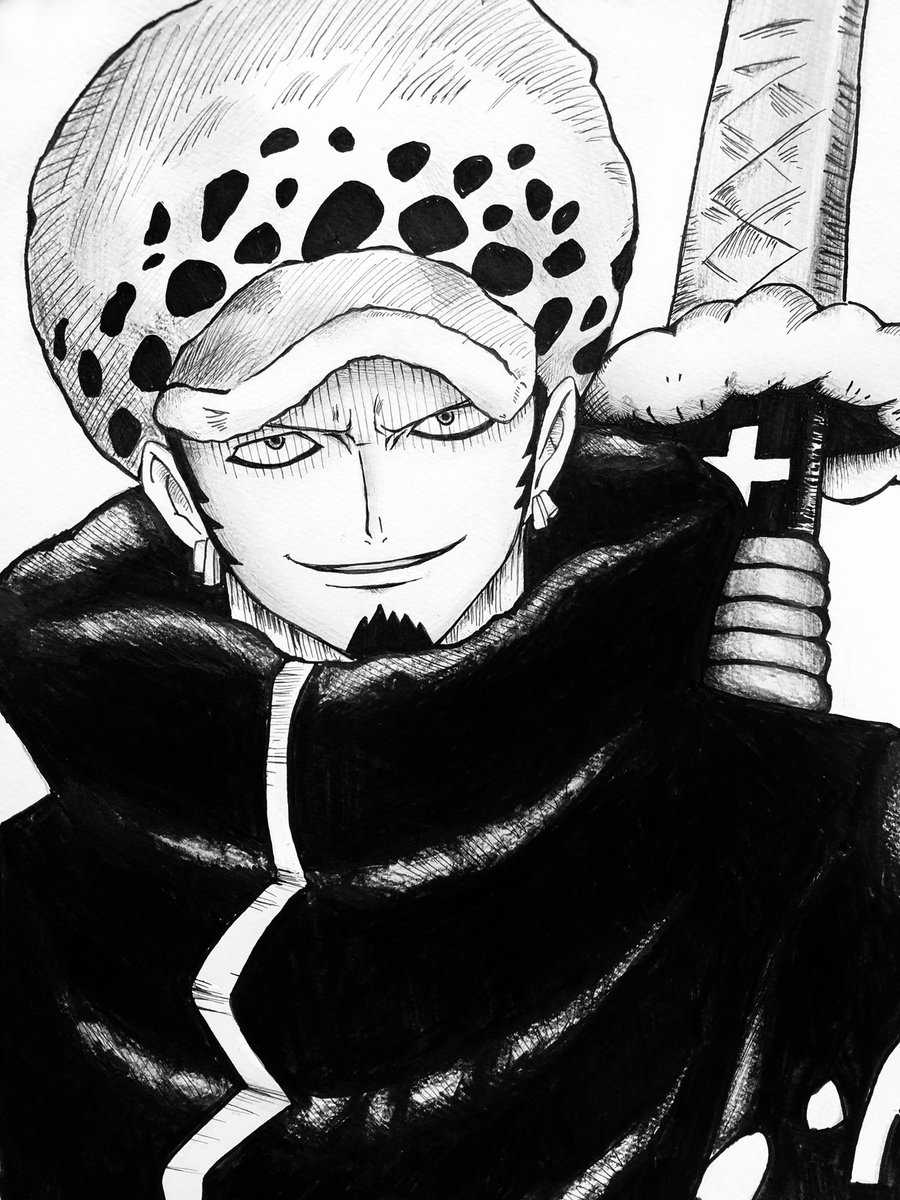 Maaa 結構頑張ったんだよ ワンピース ワンピースイラスト ワンピース模写 ロー Onepiece T Co Q1qwuetnu0 Twitter