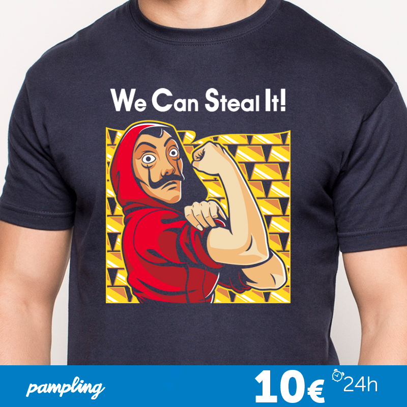 PamplingNews's tweet photo. 🧦 ¡Ahora CALCETINES GRATIS con cada camiseta!
Haz RT y síguenos para participar en el sorteo de una de las 3 camisetas semanales que regalamos.
🆕 We can steal it! ¡solo 10€ durante 24H!
Consíguela ya 👉 https://t.co/QhIRskYG8h
Diseñada por JayHai
🚚 ENVÍO SOLO 2'5€ https://t.co/xZ3ngOdeGF