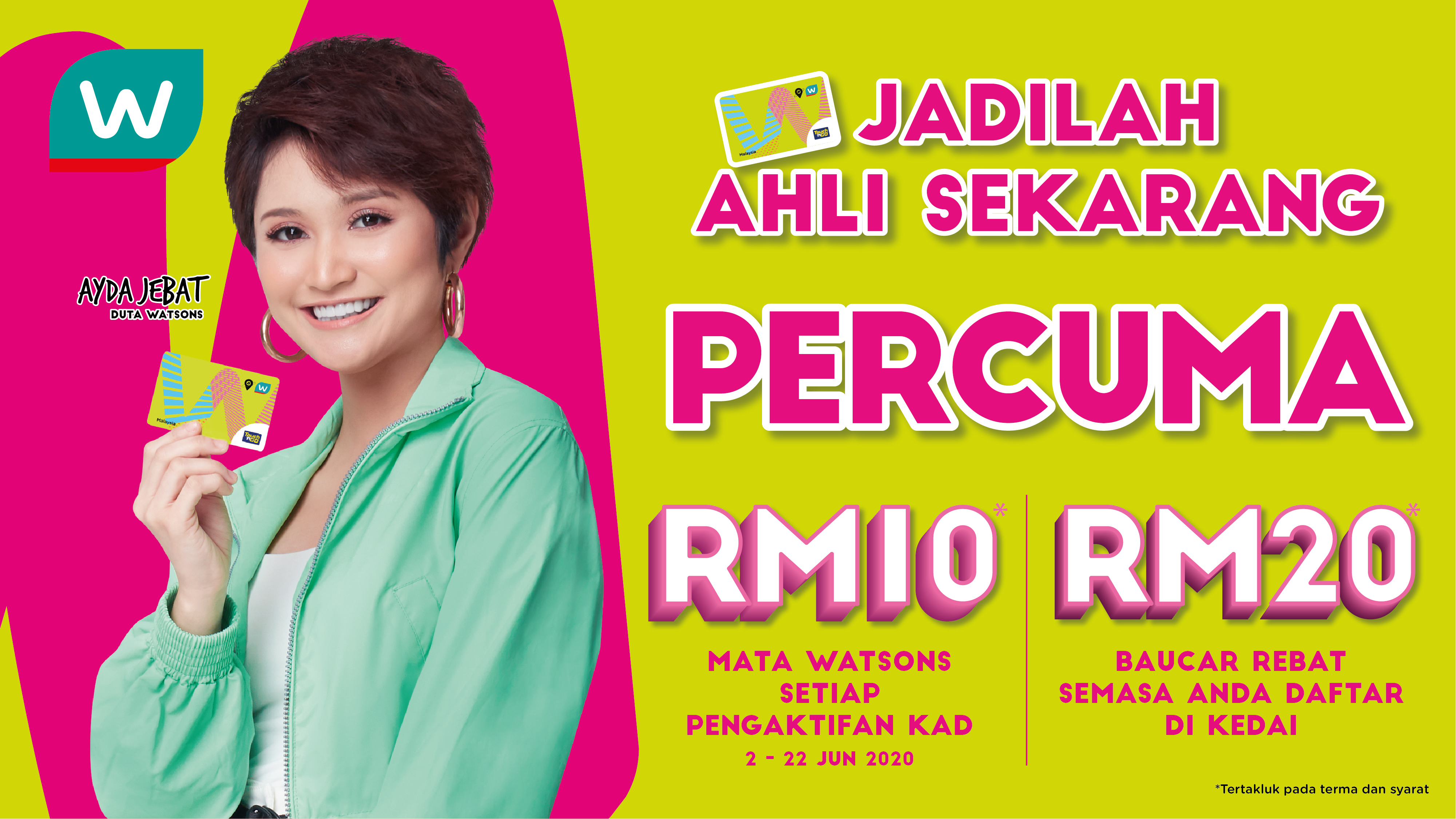 Watsons Malaysia On Twitter Jadi Ahli Watsons Sekarang Dan Nikmati Pelbagai Kelebihan Menarik Daftar Di Kedai Watsonsmalaysia Berdekatan Atau Anda Boleh Jadi E Member Atau Beli Kad Watsons Di Watsons Online