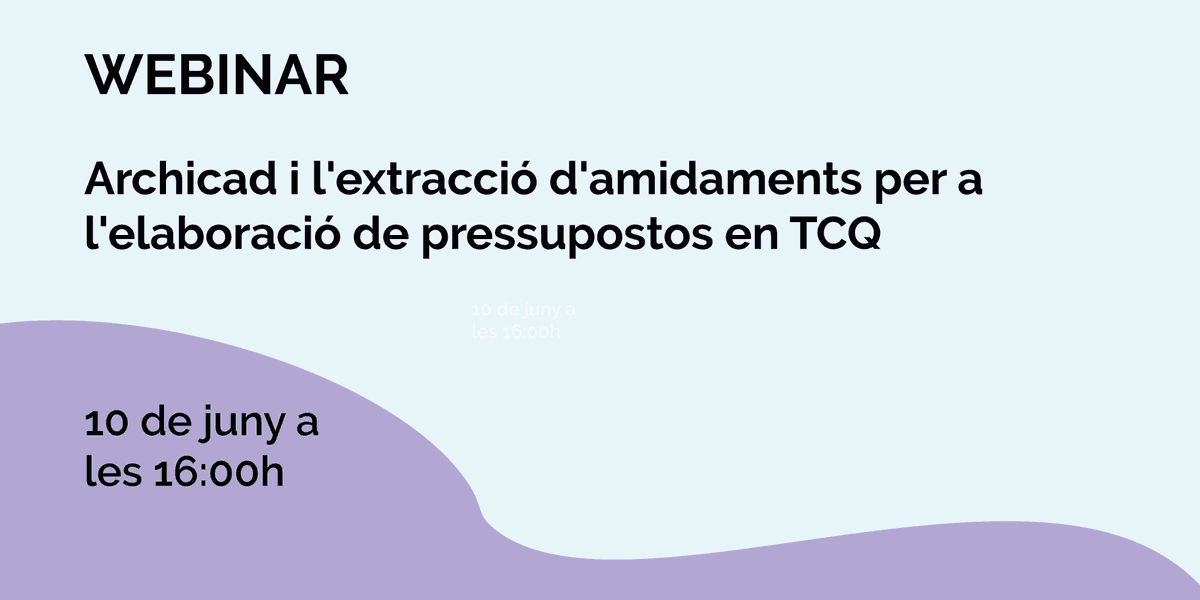 ❗Últims dies per inscriure's al WEBINAR sobre extracció d'amidaments per pressupostos amb ARCHICAD 📊

📝  Inscriu-te gratis aquí  bit.ly/2zQnHGU <a href="/ac_espana/">AC España (ARCHIESPAÑA GRAPHISOFT ARCHICAD)</a> <a href="/simbim_sl/">SIMBIM® (GRAPHISOFT & BLUEBEAM)</a>