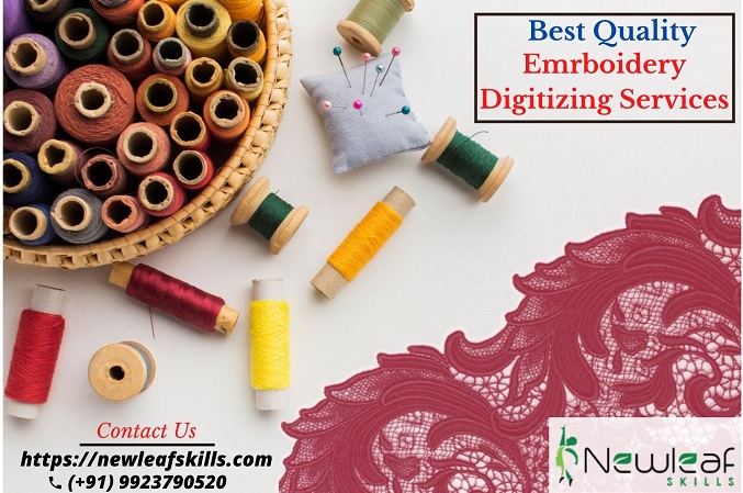 newleafskill's tweet image. Best Quality Embroidery Digitizing Services
We have Provide Attractive Computerized digitizing Embroidery services
Visit: newleafskills.com
#EmbroideryDigitizingService #EmbroideryServices #EmbroideryServiceIndia #CustomEmbroideryService #DigitizingService #services