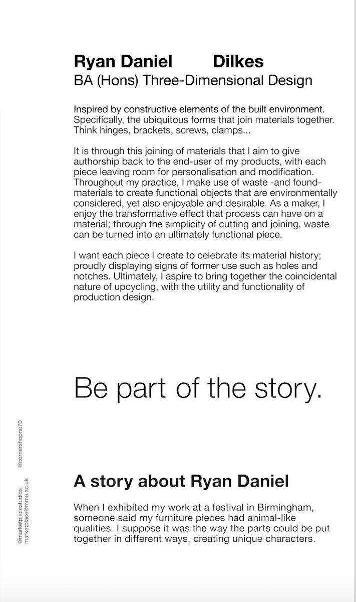 THE PLACE TO BUY STORIES
-
Here at Marketplace Studios, we want to spread some inspiration in these uncertain times. We want to celebrate the wonderful community of makers that we support and to tell their stories
-
Today we are featuring Ryan Dilkes