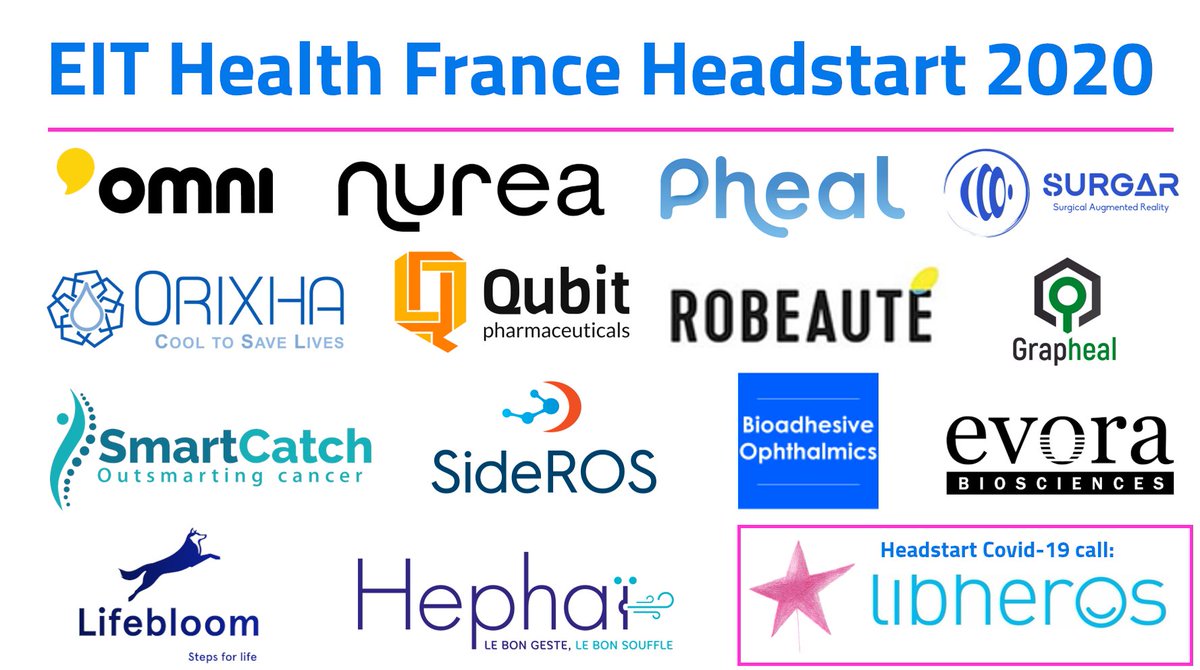👏🥳Ravis de dévoiler la promo 🇫🇷 de #Headstart 2020 : #BioadhesiveOphthalmics #EvoraBiosciences #QubitPharmaceuticals #SideROS <a href="/GRAPHEAL_SAS/">GRAPHEAL</a> #LifeBloom <a href="/NUREA11/">NUREA</a> #Omni <a href="/OrixhaMed/">Orixha</a> #Robeauté #SmartCatch #SurgAR #Hephai <a href="/Pheal_health/">Pheal</a> <a href="/Libheros/">libheros</a> #myCharlotte
