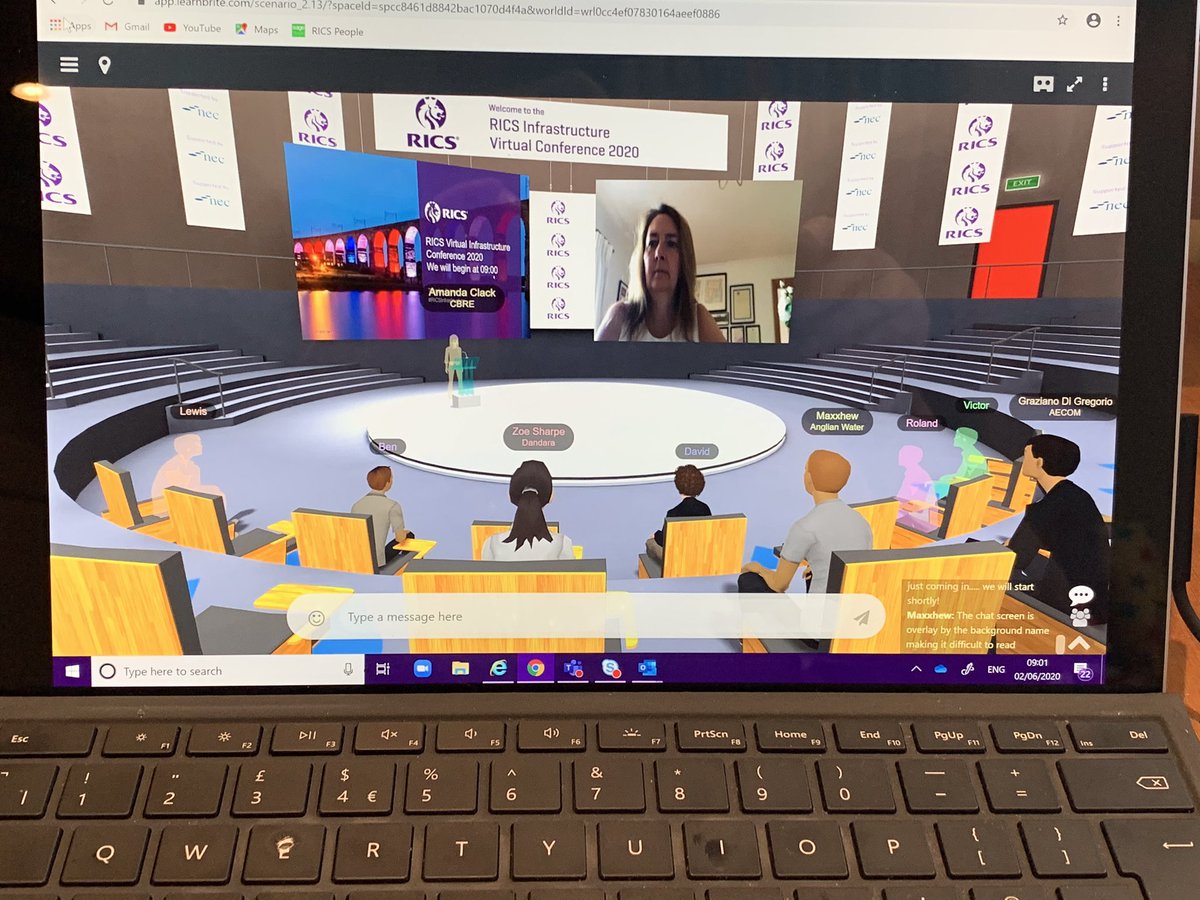 SarahLittlejoh7's tweet photo. Great start to the first virtual #ricsinfrastructure conference today chaired by #rics past president @amanda_clack https://t.co/3LXF1g35Wp