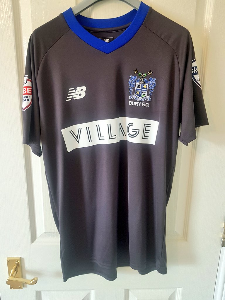 Day 67:Bury away, 2015/16.An actual match issue shirt which belonged to Bury player George Miller in his debut season. Miller is now on loan at Scunthorpe and Bury...well let's not go there. 10/10 @homeshirts1  @TheKitmanUK  @ShirtsIsolation
