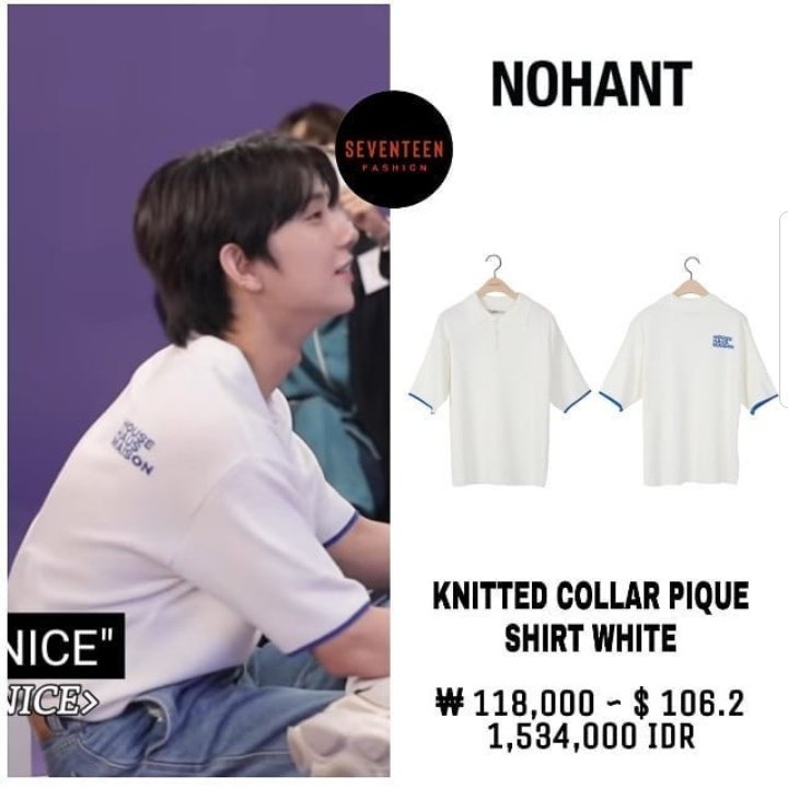 Joshua wore Nohant T-Shirt in SEVENTEEN 5th Anniversary '빛나는 5