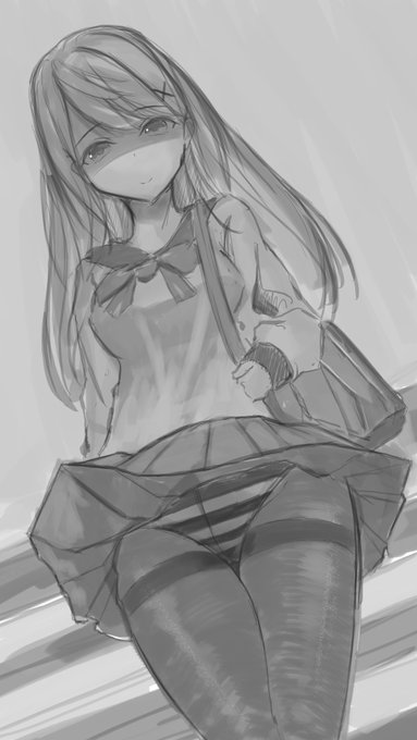 #らまそい

見下し"ボツ"ラフ と決定素体と今回使用したエフェクトの一つ。
今回、サイバーっぽいのとグリッジと色収差エフェクトを使い描いてみました。 