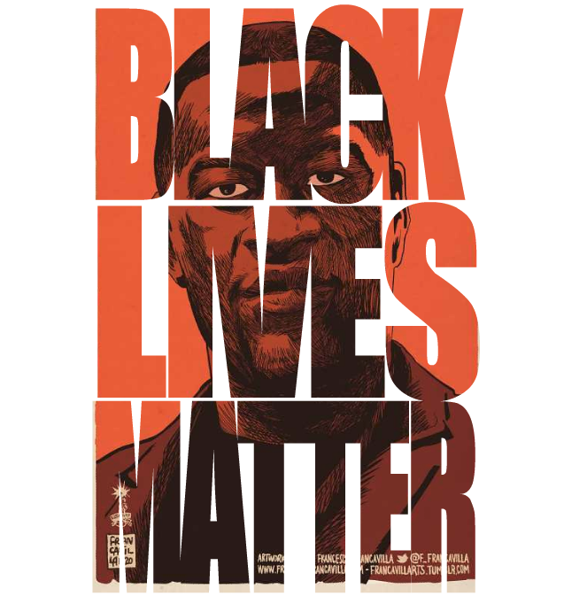 Black Lives Matter.
(art by Francesco Francavilla <a href="/f_francavilla/">Francesco Francavilla</a> )