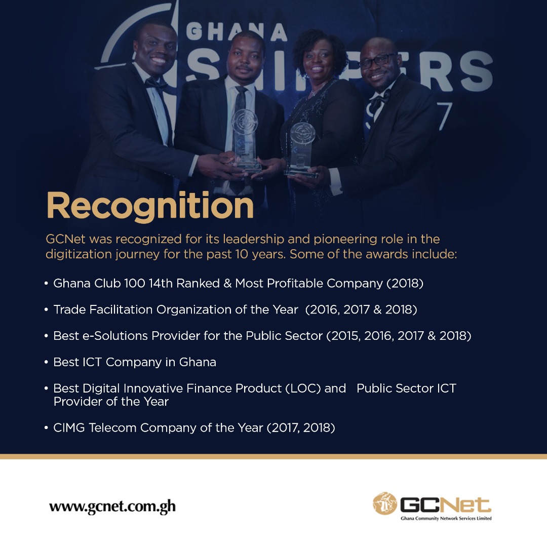 AskGCNet's tweet photo. GCNet was recognized for its leadership and pioneering role in the digitization journey for the past 10years. #GCNet #Recognition #DigitizationInGhana https://t.co/Yshs37yM1z