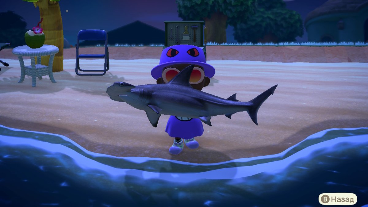 vBaMnup's tweet photo. Летний сезон начался с поимки акул #AnimalCrossing #ACNH #NintendoSwitch https://t.co/5R1ERh5cH0