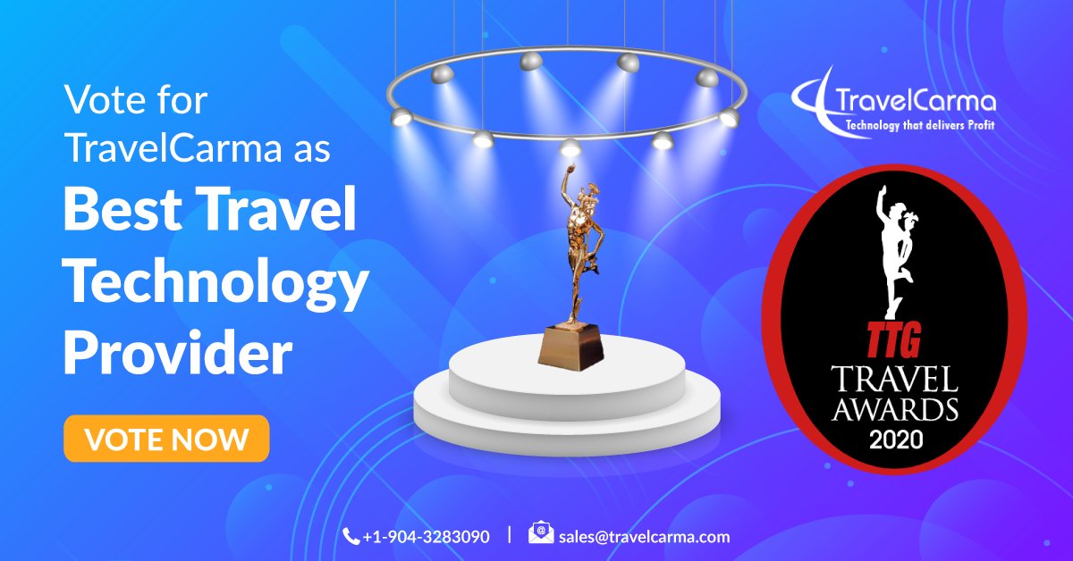 We continually strive to provide world-class online solutions to help travel providers stay ahead of the game. If you think we're doing a good job, please take a minute to vote for us as the 'Best Travel Technology Provider' at the TTG Travel Awards 2020: bit.ly/2XoJ23d