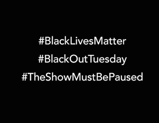 EpistrophyJazz's tweet photo. Le racisme, la discrimination et l'oppression n'ont pas leur place dans la société et nous tenons à les combattre et les dénoncer. 
Nous nous associons à la communauté musicale à l'occasion de #BlackOutTuesday #TheShowMustBePaused #BlackLivesMatter #GreatBlackMusic https://t.co/oMfqirluR0