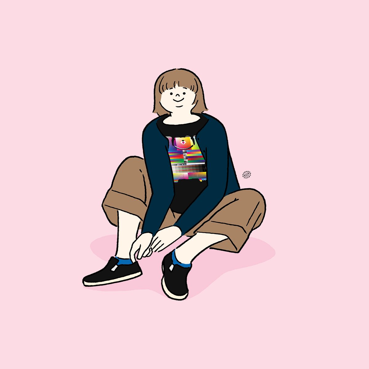 いきものだもの クマカラーライン文字チャートtシャツイラスト 制作はadobe Illustrator カラーモードcmykで作成した画像をrgbに変換 Web用png 24で保存 Suzuriでdl可なテンプレート Ai上で作成 線太や文字 游ゴシbold の大きさ Pt はこの