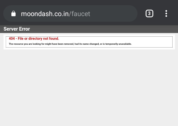 kinokotarooo's tweet photo. Isn't there something unusual about the maintenance of the coin pot?
I'm getting a 404 error on the moon family Faucet!
Is this okay?

#coinpot 
#Faucet  
#moonbitcoin https://t.co/21OeNCKue9
